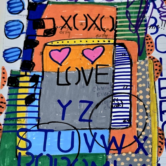 Original Colorful Abstract Alphabet - Picture 2 of 2